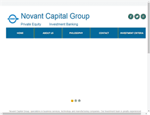 Tablet Screenshot of novant.biz